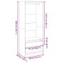 Armario madera de ingeniería color roble marrón 80x50x200 cm von , Kleiderschränke - Ref: Foro24-3307753, Preis: 155,22 €, Ra...