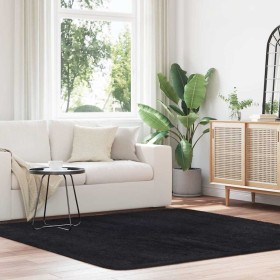 Langfloriger schwarzer Teppich NAVARRA 200x200cm aus Polyester von , Teppiche - Ref: Foro24-4102878, Preis: 59,33 €, Rabatt: %