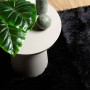 Furry long-haired black NAVARRA carpet 200x200cm polyester by , Rugs - Ref: Foro24-4102878, Price: 59,33 €, Discount: %