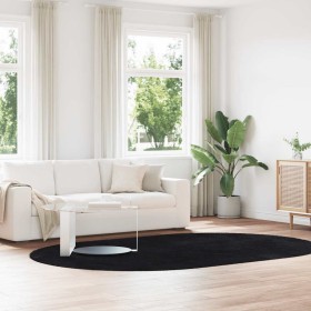 Langfloriger schwarzer Teppich NAVARRA 300x200cm aus Polyester von , Teppiche - Ref: Foro24-4102934, Preis: 73,39 €, Rabatt: %