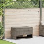 Graue Outdoor-Kissen 100x55x55,5 cm aus synthetischem Rattan von , Aufbewahrungsboxen für den Außenbereich - Ref: Foro24-4104...