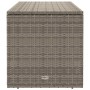 Graue Outdoor-Kissen 100x55x55,5 cm aus synthetischem Rattan von , Aufbewahrungsboxen für den Außenbereich - Ref: Foro24-4104...