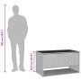 Graue Outdoor-Kissen 100x55x55,5 cm aus synthetischem Rattan von , Aufbewahrungsboxen für den Außenbereich - Ref: Foro24-4104...