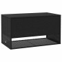 Schwarze Outdoor-Kissen 100x55x55,5 cm aus synthetischem Rattan von , Aufbewahrungsboxen für den Außenbereich - Ref: Foro24-4...