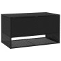 Schwarze Outdoor-Kissen 100x55x55,5 cm aus synthetischem Rattan von , Aufbewahrungsboxen für den Außenbereich - Ref: Foro24-4...