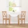 Esszimmerstühle, 2 Stück Massivholz aus Kautschuk von , Essstühle - Ref: Foro24-4102404, Preis: 118,04 €, Rabatt: %
