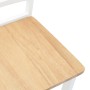 Esszimmerstühle, 2 Stück Massivholz aus weißem Kautschuk von , Essstühle - Ref: Foro24-4102406, Preis: 118,04 €, Rabatt: %