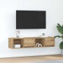 Muebles para TV 2 uds madera roble artisan 60x31x25,5 cm de , Muebles TV - Ref: Foro24-861453, Precio: 66,04 €, Descuento: %