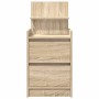 Nachttische mit 2 Schubladen 2 Stück Sonoma-Eiche 38x34x80 cm von , Nachttische - Ref: Foro24-861360, Preis: 101,69 €, Rabatt: %