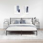 Nachttische mit 2 Schubladen, 2 Stück, Betongrau, 38x34x80 cm. von , Nachttische - Ref: Foro24-861362, Preis: 97,91 €, Rabatt: %