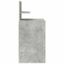 Nachttische mit 2 Schubladen, 2 Stück, Betongrau, 38x34x80 cm. von , Nachttische - Ref: Foro24-861362, Preis: 97,91 €, Rabatt: %