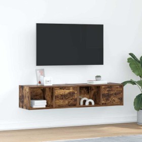 TV-Möbel 2 Stück aus Holzwerkstoff in Eichenfarbe 60x31x25,5 cm von , TV-Möbel - Ref: Foro24-861445, Preis: 63,97 €, Rabatt: %