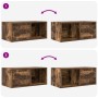 TV-Möbel 2 Stück aus Holzwerkstoff in Eichenfarbe 60x31x25,5 cm von , TV-Möbel - Ref: Foro24-861445, Preis: 63,97 €, Rabatt: %