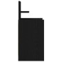 Black bedside table with 2 drawers, 38x34x80 cm by , Nightstands - Ref: Foro24-861357, Price: 58,70 €, Discount: %