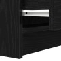 Black bedside table with 2 drawers, 38x34x80 cm by , Nightstands - Ref: Foro24-861357, Price: 58,70 €, Discount: %