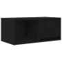 TV-Möbel 2 Stück Schwarz-Eiche 60x31x25,5 cm Ingenieurholz von , TV-Möbel - Ref: Foro24-861439, Preis: 67,64 €, Rabatt: %