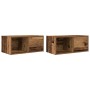 Muebles de TV 2 uds 60x31x25,5 cm Madera ingeniería envejecida by , TV Furniture - Ref: Foro24-861451, Price: 63,97 €, Discou...