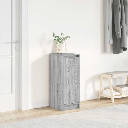 Zapatero gris Sonoma 29,5x34x76 cm madera de ingeniería by , Shoe racks and shoe organizers - Ref: Foro24-861864, Price: 50,2...