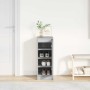 Zapatero gris Sonoma 29,5x34x76 cm madera de ingeniería by , Shoe racks and shoe organizers - Ref: Foro24-861864, Price: 50,2...