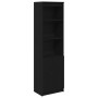 Aparador alto roble negro 50x35x180 cm madera de ingeniería von , Sideboards - Ref: Foro24-3328463, Preis: 112,02 €, Rabatt: %
