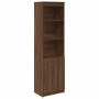 Aparador alto roble marrón 50x35x180 cm madera de ingeniería von , Sideboards - Ref: Foro24-3328468, Preis: 110,94 €, Rabatt: %