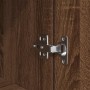 Aparador alto roble marrón 50x35x180 cm madera de ingeniería von , Sideboards - Ref: Foro24-3328468, Preis: 110,94 €, Rabatt: %