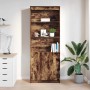 Aparador alto madera de ingeniería roble ahumado 70x35x180 cm von , Sideboards - Ref: Foro24-3328475, Preis: 110,01 €, Rabatt: %
