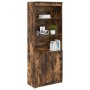 Aparador alto madera de ingeniería roble ahumado 70x35x180 cm von , Sideboards - Ref: Foro24-3328475, Preis: 110,01 €, Rabatt: %