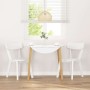 Sillas de comedor 2 unidades madera maciza de caucho blanco de , Sillas de comedor - Ref: Foro24-4102433, Precio: 120,04 €, D...