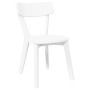 Esszimmerstühle, 2 Stück Massivholz aus weißem Kautschuk von , Essstühle - Ref: Foro24-4102433, Preis: 120,13 €, Rabatt: %