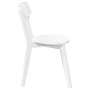 Esszimmerstühle, 2 Stück Massivholz aus weißem Kautschuk von , Essstühle - Ref: Foro24-4102433, Preis: 120,13 €, Rabatt: %