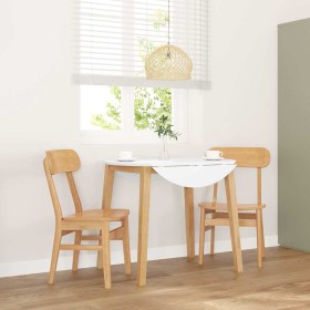 Sillas de comedor 2 unidades madera maciza de caucho de , Sillas de comedor - Ref: Foro24-4102438, Precio: 151,79 €, Descuent...