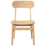 Dining chairs, 2 units, solid rubberwood. by , dining chairs - Ref: Foro24-4102438, Price: 151,79 €, Discount: %