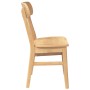 Esszimmerstühle, 2 Stück Massivholz aus Kautschuk von , Essstühle - Ref: Foro24-4102438, Preis: 151,79 €, Rabatt: %