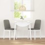 Dining chairs with cushions 2 units solid white rubber wood by , dining chairs - Ref: Foro24-4102446, Price: 123,88 €, Discou...
