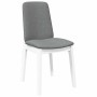 Dining chairs with cushions 2 units solid white rubber wood by , dining chairs - Ref: Foro24-4102446, Price: 123,88 €, Discou...