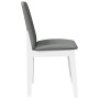 Esszimmerstühle mit Kissen, 2 Stück Massivholz, weißer Kautschuk von , Essstühle - Ref: Foro24-4102446, Preis: 123,88 €, Raba...