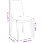 Esszimmerstühle mit Kissen, 2 Stück Massivholz, weißer Kautschuk von , Essstühle - Ref: Foro24-4102446, Preis: 123,88 €, Raba...