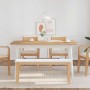 Solid Rubber Wood 110 cm Bank by , Dining and kitchen benches - Ref: Foro24-4102605, Price: 80,08 €, Discount: %