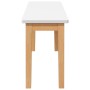 Solid Rubber Wood 110 cm Bank by , Dining and kitchen benches - Ref: Foro24-4102605, Price: 80,08 €, Discount: %