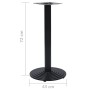 Black bistro table leg Ø43x72 cm cast iron by , Table legs - Ref: Foro24-325426, Price: 69,24 €, Discount: %