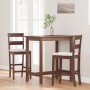 Barhocker mit 2 massiven Holzpolstern in braunem Kautschuk. von , Küchenhocker - Ref: Foro24-4102555, Preis: 136,92 €, Rabatt: %