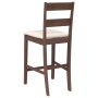 Bar stools with 2 solid wood brown rubber cushions by , Kitchen stools - Ref: Foro24-4102555, Price: 136,92 €, Discount: %