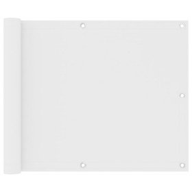 Toldo para balcón tela oxford blanco 75x600 cm