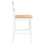 Barhocker 2 Stück Massivholz Weiß Gummi von , Küchenhocker - Ref: Foro24-4102560, Preis: 136,84 €, Rabatt: %