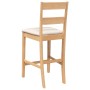 Bar stools with 2 solid natural rubber wood cushions by , Kitchen stools - Ref: Foro24-4102557, Price: 137,37 €, Discount: %