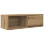 TV-Möbel aus Eichen-Ingenieurholz, handgefertigt, 80x31x25,5 cm. von , TV-Möbel - Ref: Foro24-861470, Preis: 49,04 €, Rabatt: %