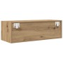 Mueble para TV madera de ingeniería roble artisan 80x31x25,5 cm de , Muebles TV - Ref: Foro24-861470, Precio: 49,04 €, Descue...