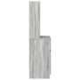 Gray Sonoma bedside table 39x35x125 cm engineered wood by , Nightstands - Ref: Foro24-861315, Price: 81,42 €, Discount: %