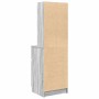 Gray Sonoma bedside table 39x35x125 cm engineered wood by , Nightstands - Ref: Foro24-861315, Price: 81,42 €, Discount: %